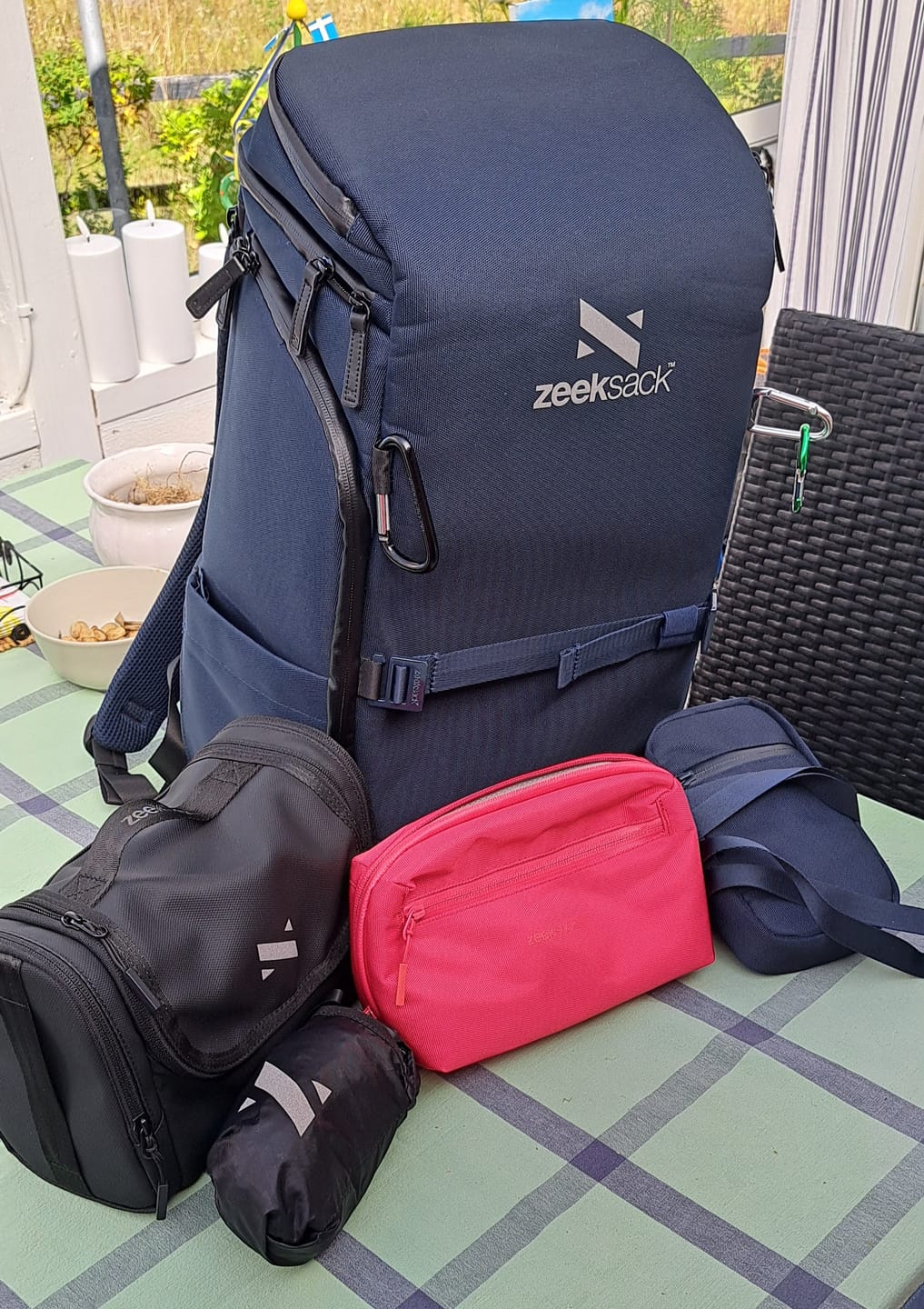 Customer photo review of Crossbody Organizer