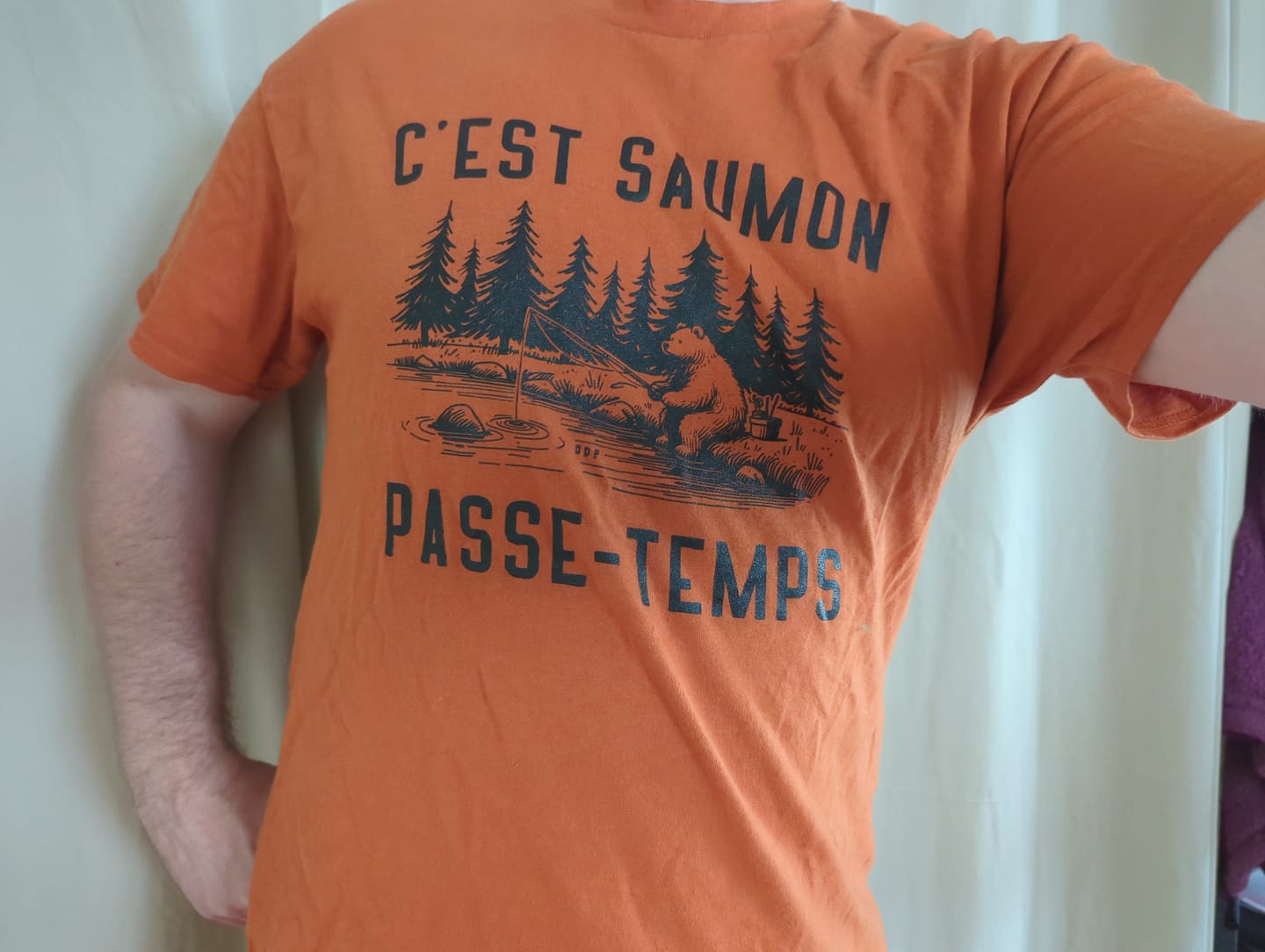 Customer photo review of T-Shirt Saumon