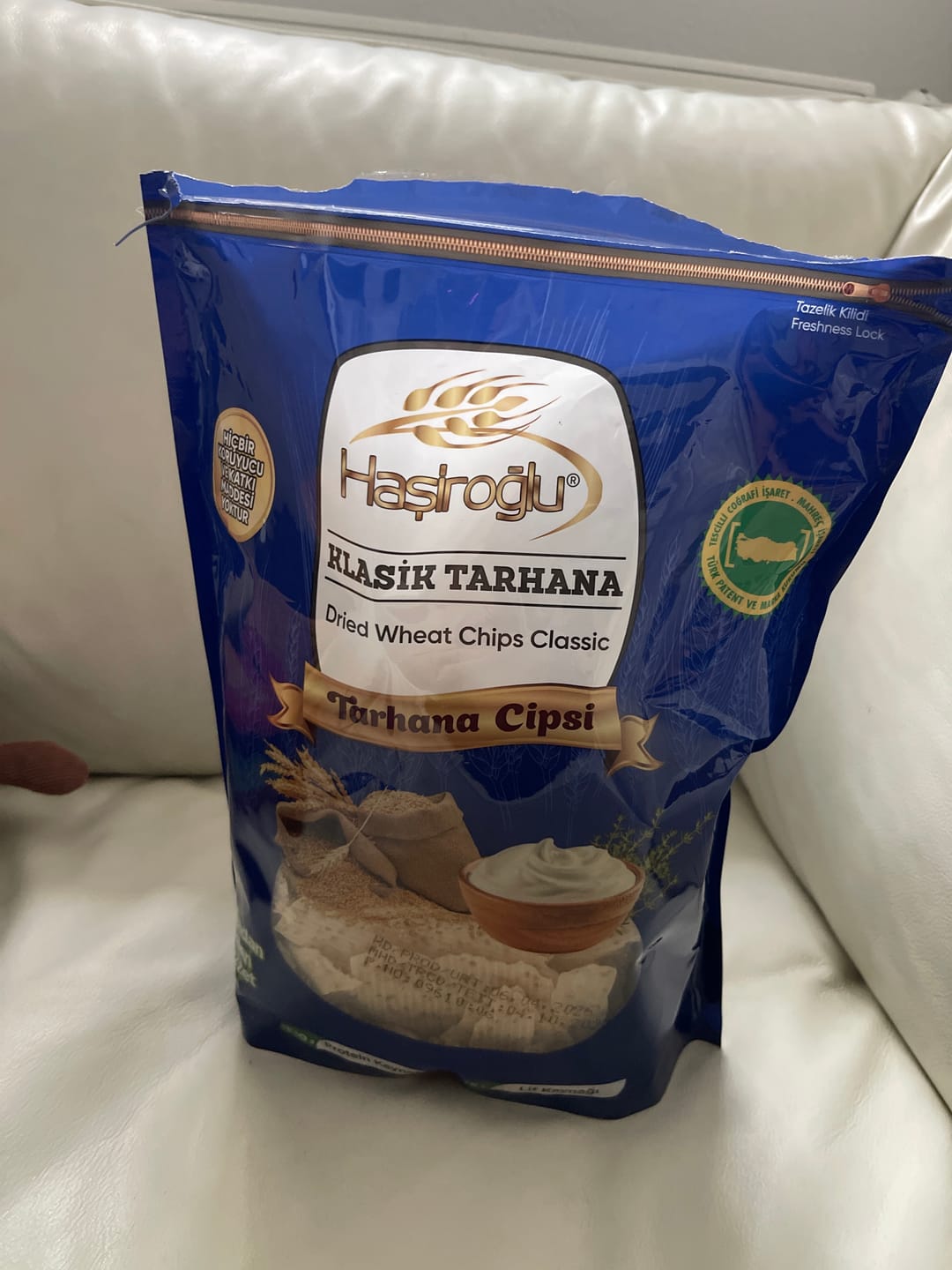 Customer photo review of Haşiroğlu Tarhana Cipsi  Thymianchips Klassik