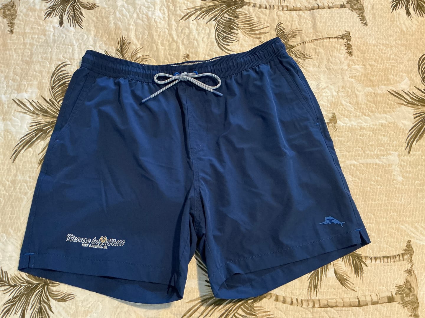Customer photo review of Custom Tommy Bahama Naples Valley 6-Inch Swim Trunks