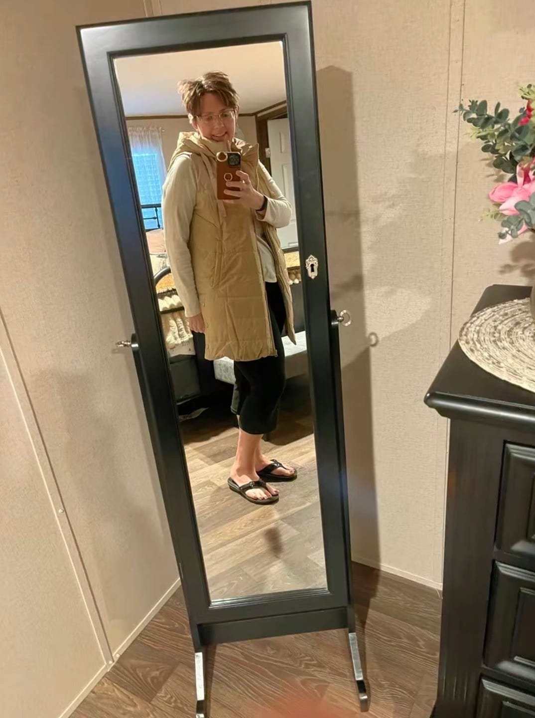Customer photo review of auvora™ Long Puffer Vest