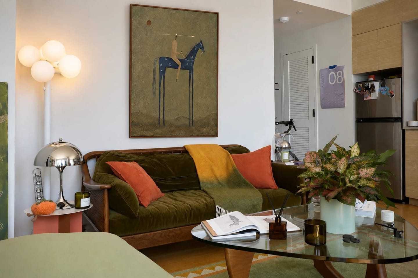 Customer photo review of Vintage Americana Art｜Indigo Lance Rider