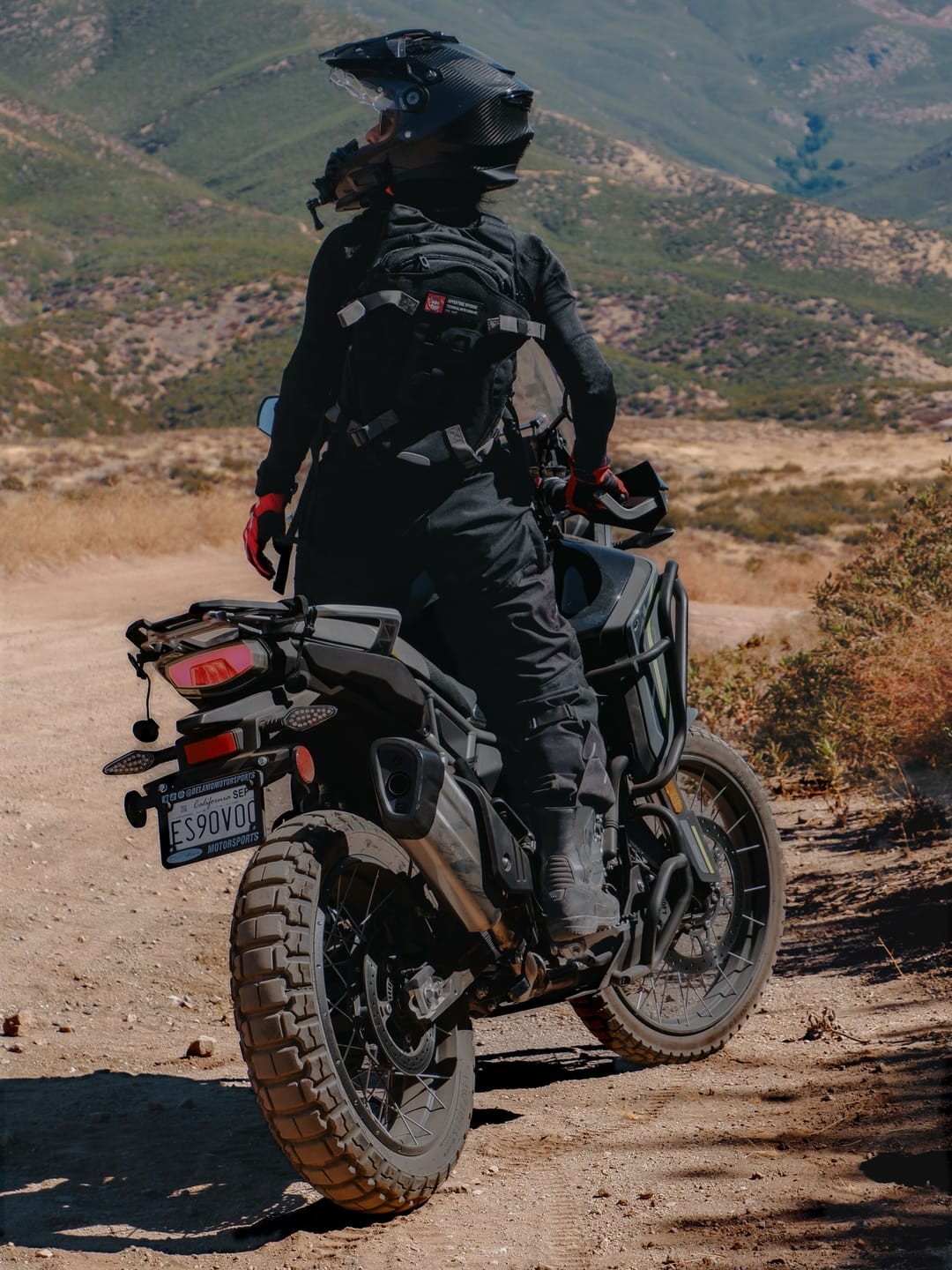 Customer photo review of 12L - Explorer Adventure Touring Backpack with Chest Harness