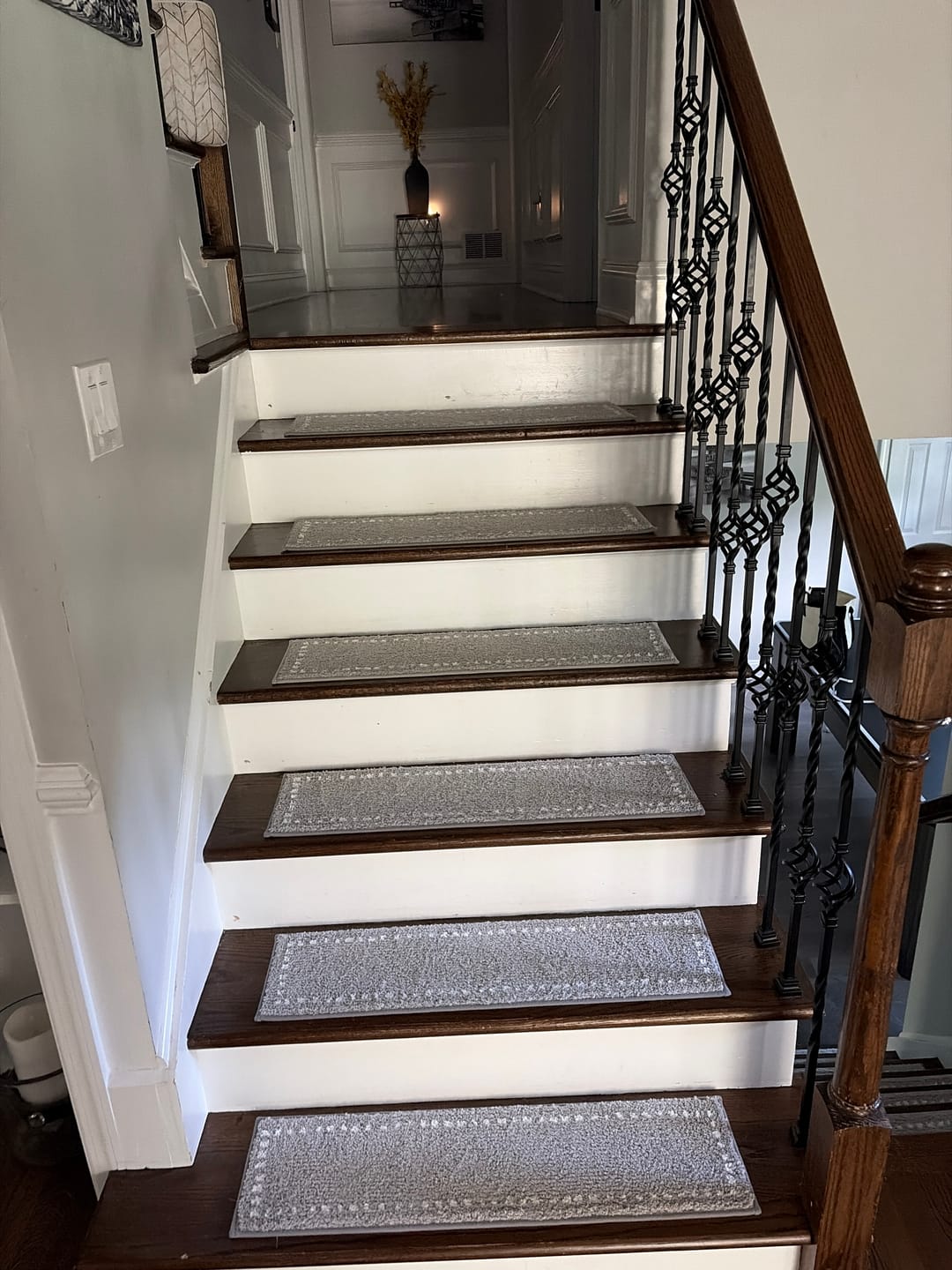Customer photo review of CloudSoft Non-Slip Stair Treads - Gray