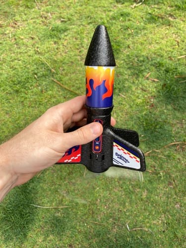 Customer photo review of SkySpinner™ – Parachute Rocket Launcher