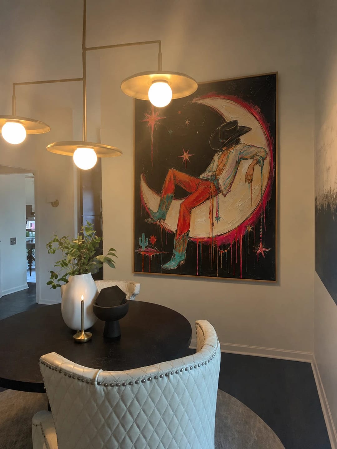 Customer photo review of Western Pop Art｜Moonlit Cowboy Dream