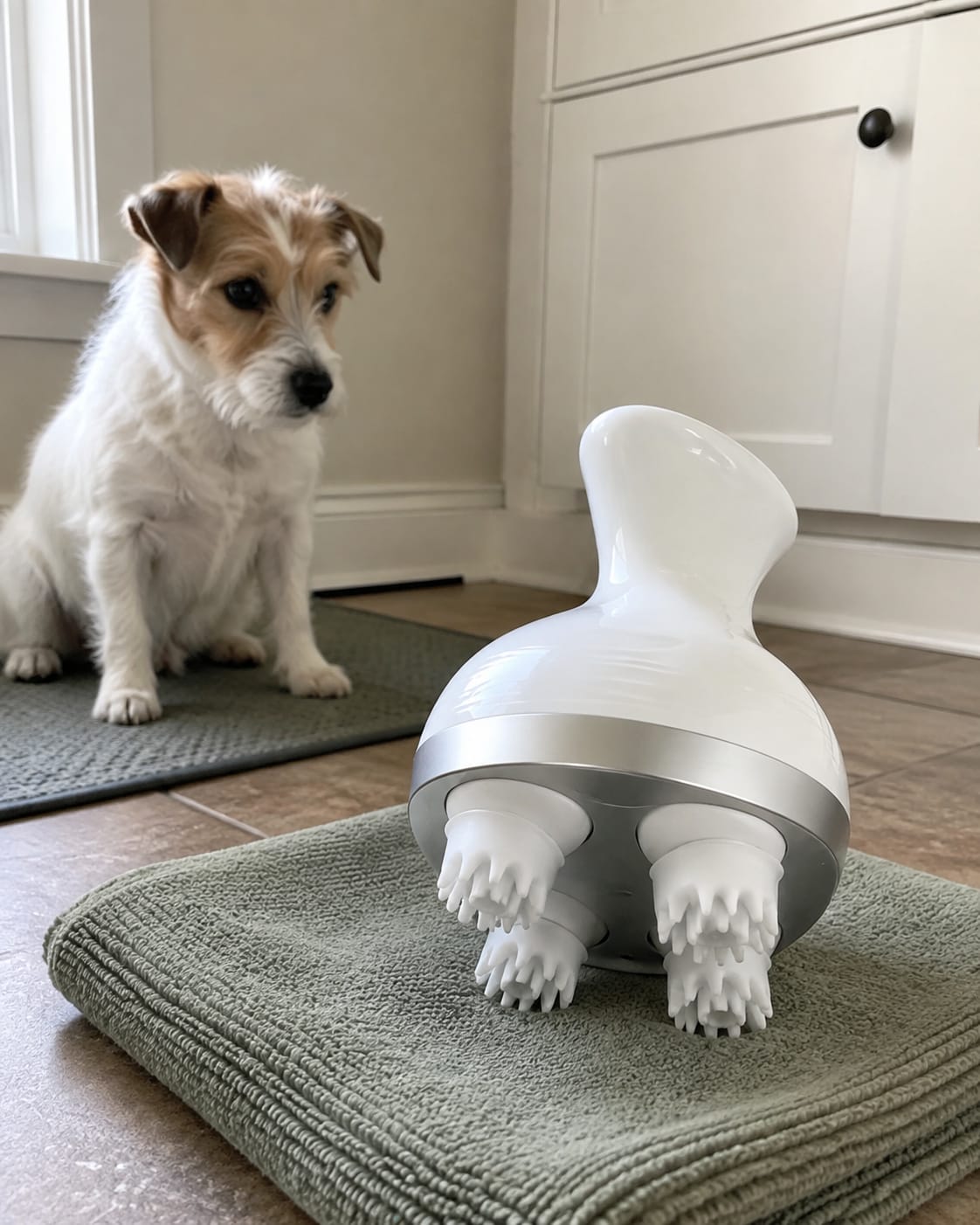 Customer photo review of Viva PetZen Ergonomic Pet Massager