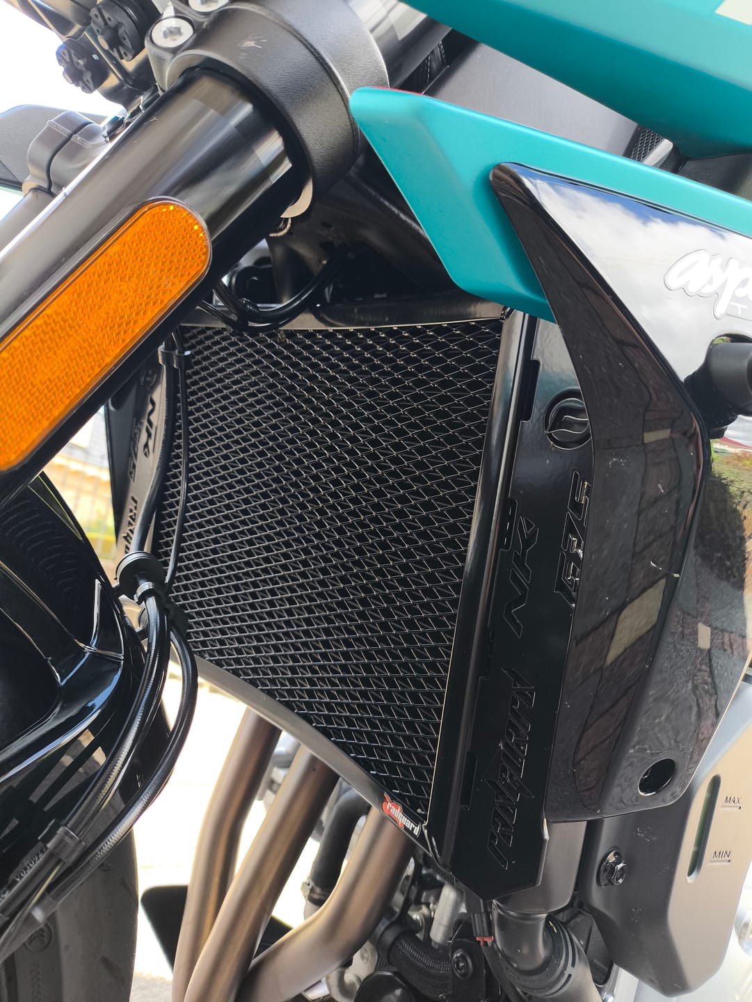 Customer photo review of CFMoto 675 NK 2025-2026 Radiator Guard