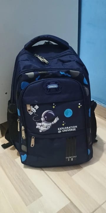 Customer photo review of Mochila Astronauta para Rapaz