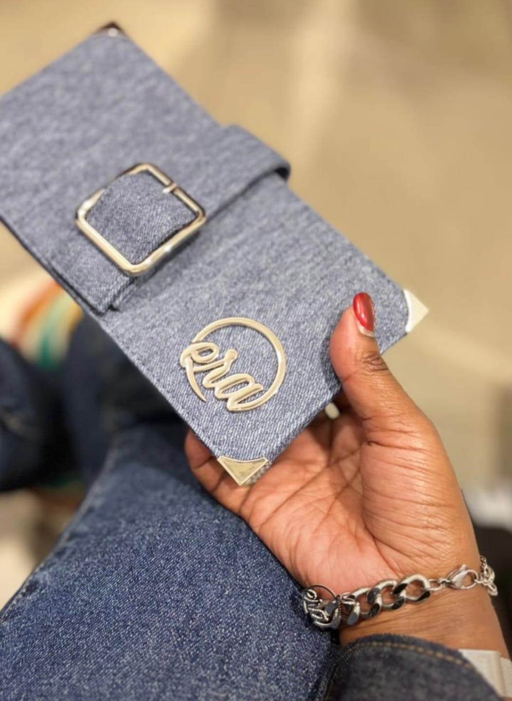 Customer photo review of Silver Era Charm Bracelet