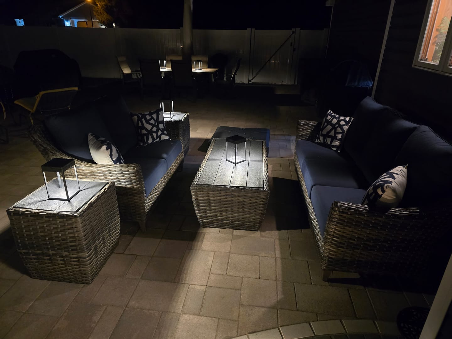 Customer photo review of Luxury Metal Solar Lantern