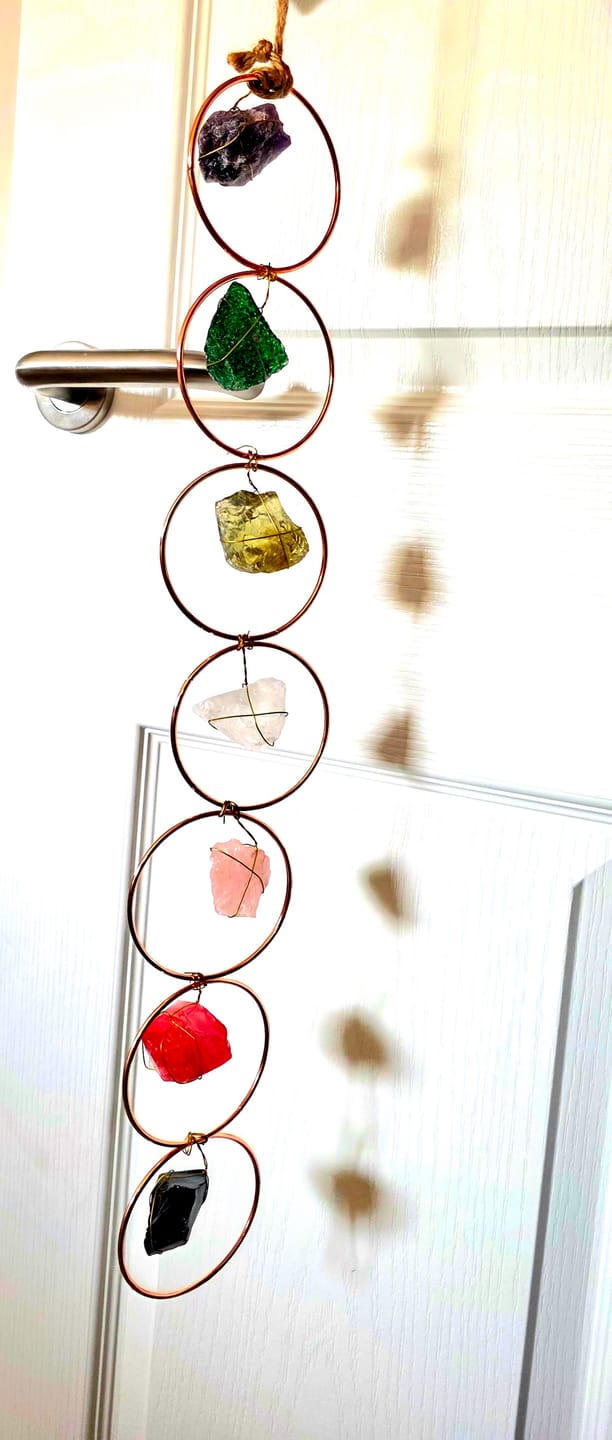 Customer photo review of Natural Stones Magic Wind Chime