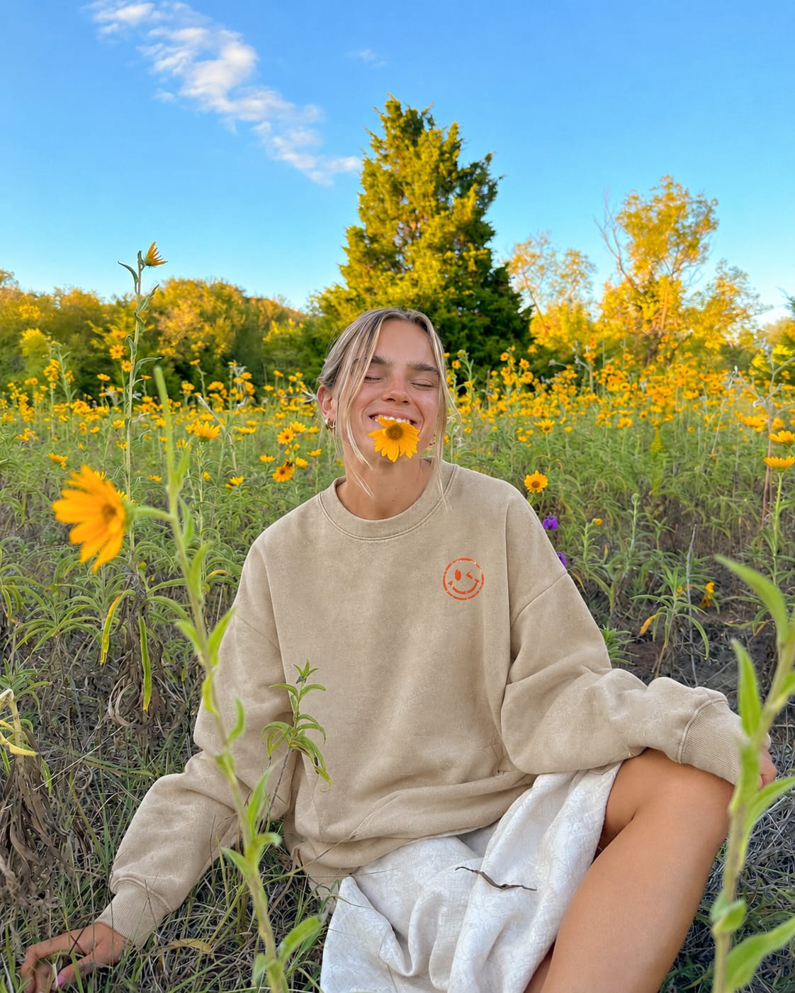 Customer photo review of Imperfect On Purpose Washed Sweatshirts