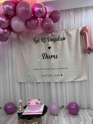 Customer photo review of Duvar Örtüsü