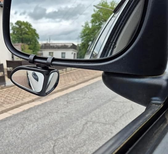 Customer photo review of 360° Dual-View Blind Spot Parking Mirror for Car