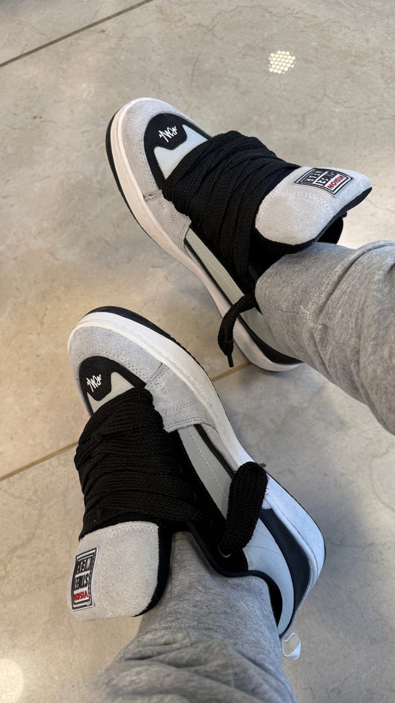 Customer photo review of Zapatillas Vision Street Wear Blop Gris Negro