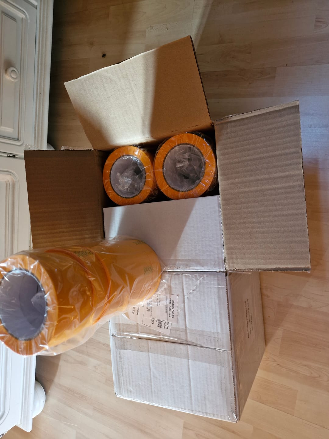 Customer photo review of Basic Goldband - Klebeband Malerkrepp UV-30