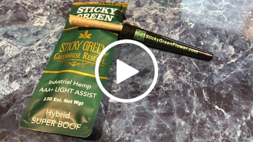 Customer video review of Super Boof Green House Reserve Pre Rolls (Hybrid)