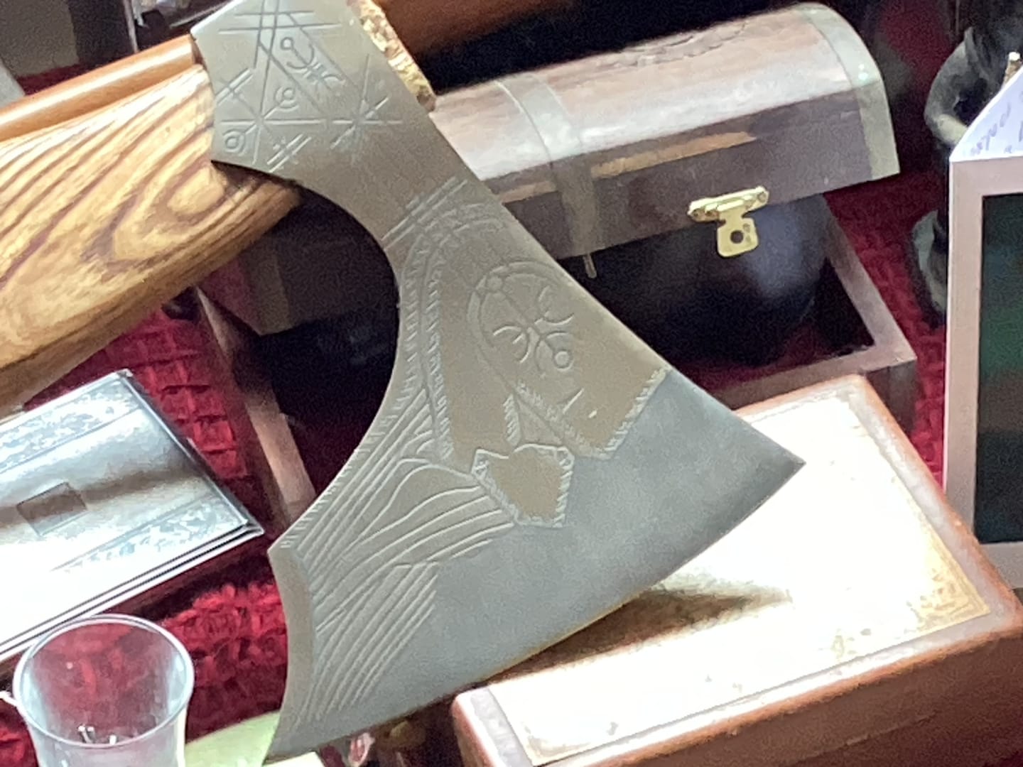 Customer photo review of The Viking King Axe