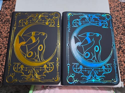 Customer photo review of Lunar Shadow Shiny 9-Pocket Trading Card Binder