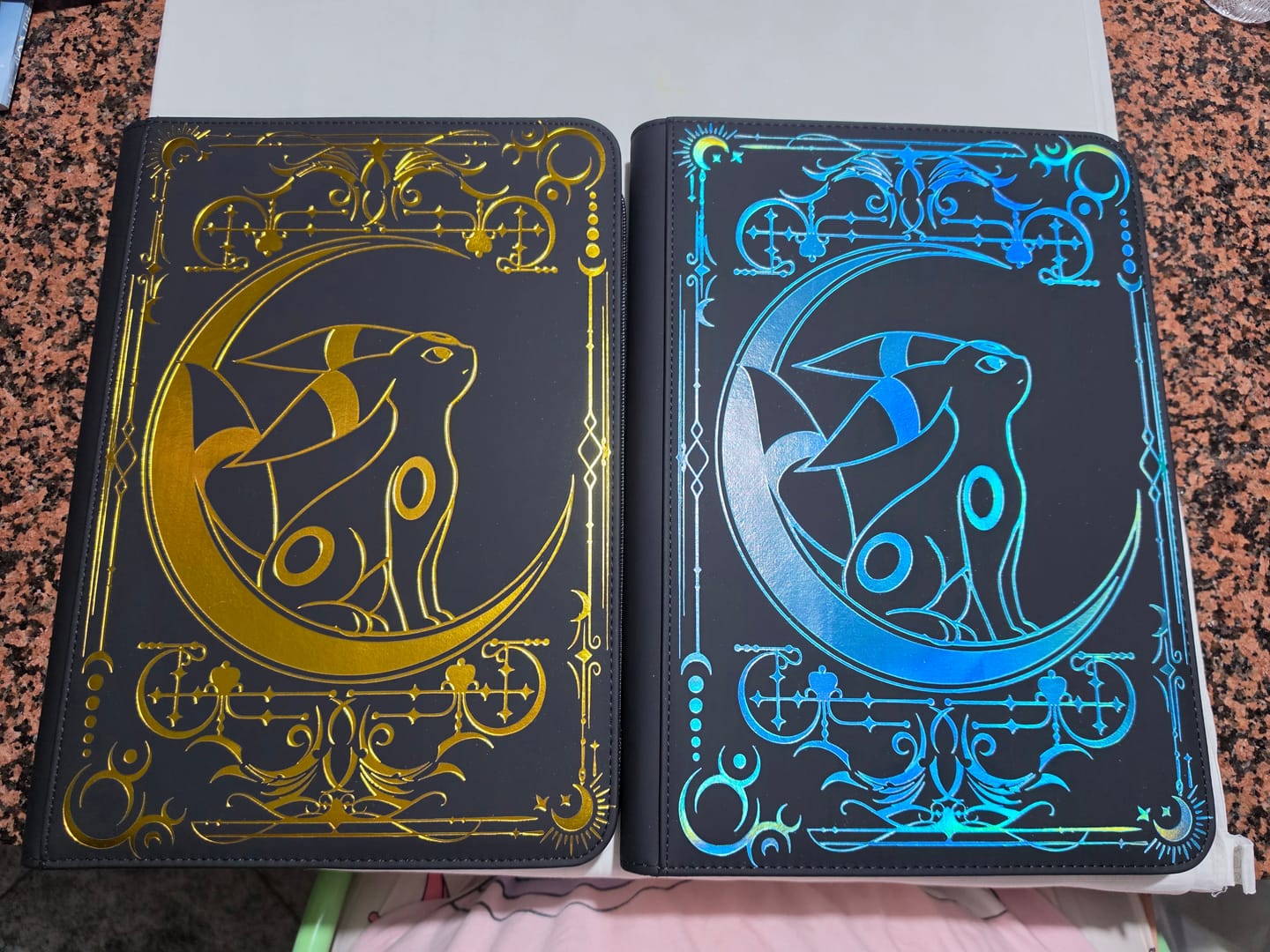 Customer photo review of Lunar Shadow Shiny 9-Pocket Trading Card Binder