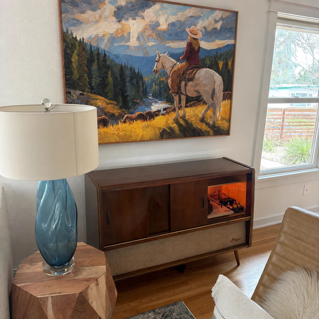 Customer photo review of Western Landscapes Art｜White Horse Mountain Vista