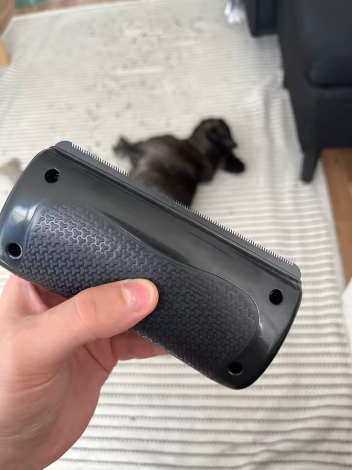 Customer photo review of FurLift Pro™ Deshedding Brush for Dogs & Cats