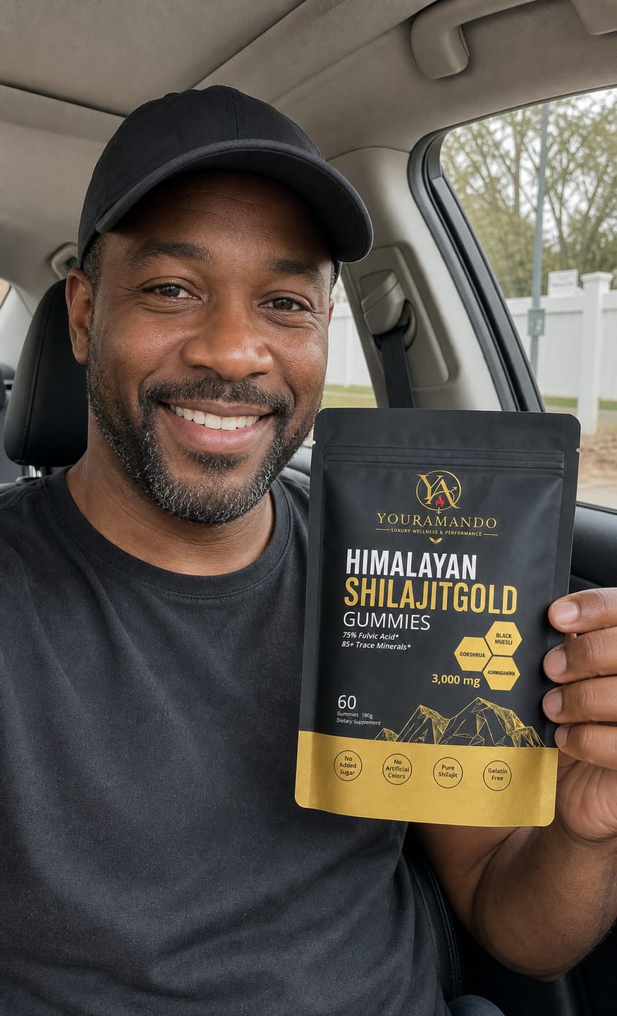 Customer photo review of Your Amando Shilajit Gold Gummies for Men