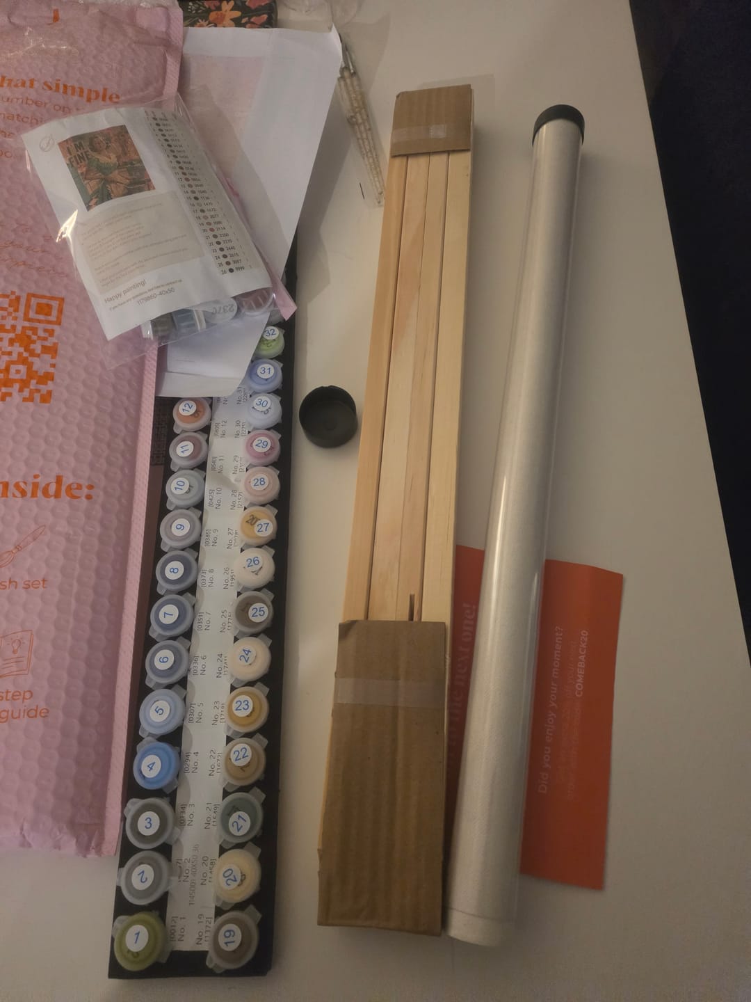 Customer photo review of I'm Fine | Paint by Number