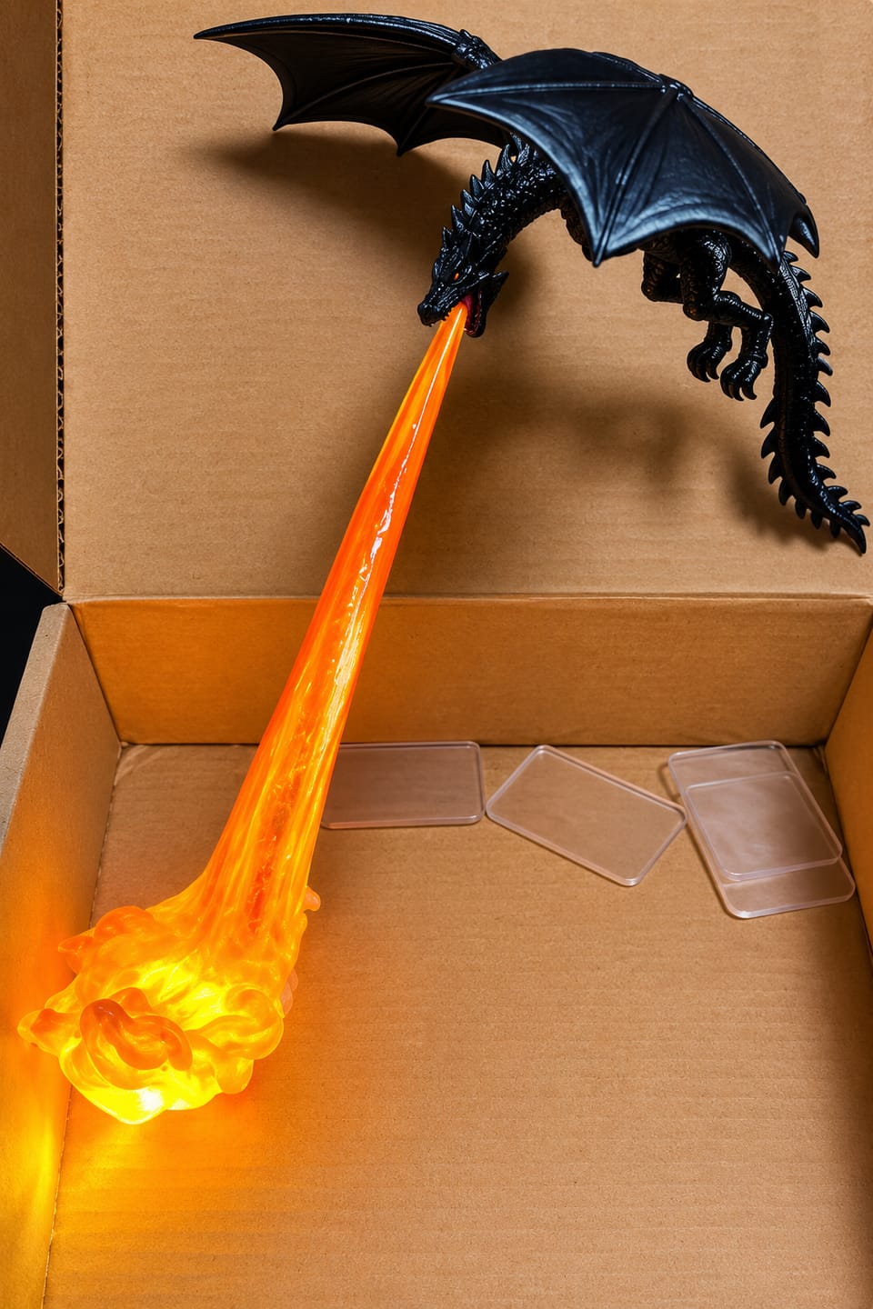 Customer photo review of Dragon flame lamp