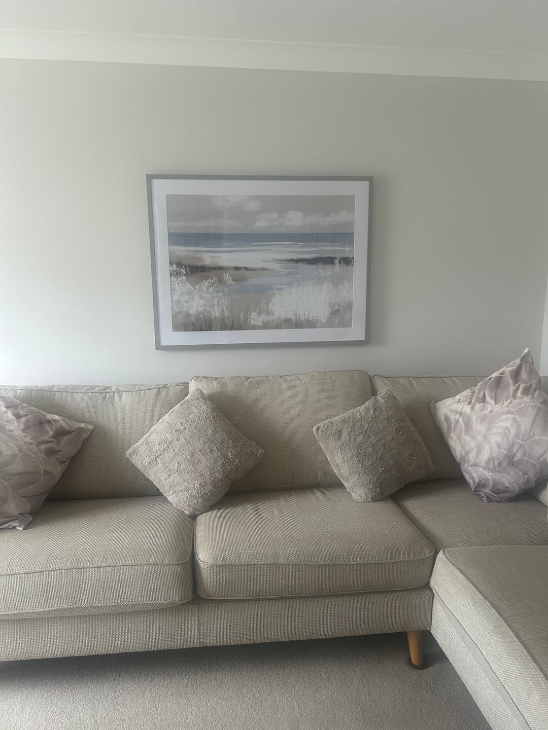 Customer photo review of Dune Grass Above Tide Framed Art Print