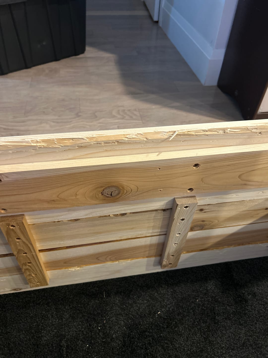 Customer photo review of 18" x 72" Raised Garden Bed - 30" TALL / Select Grade