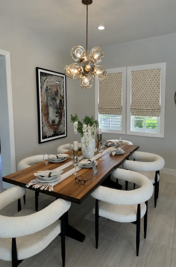 Customer photo review of Aurelia Custom Motorized Roman Shades
