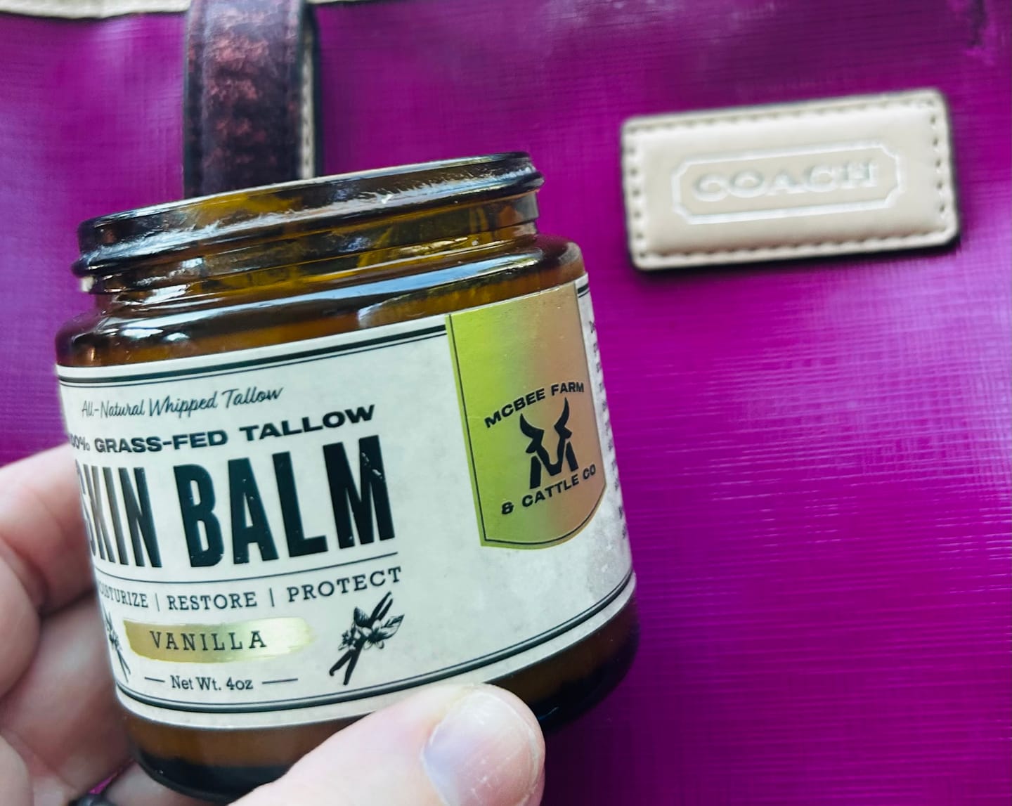 Customer photo review of Whipped Tallow Skin Balm