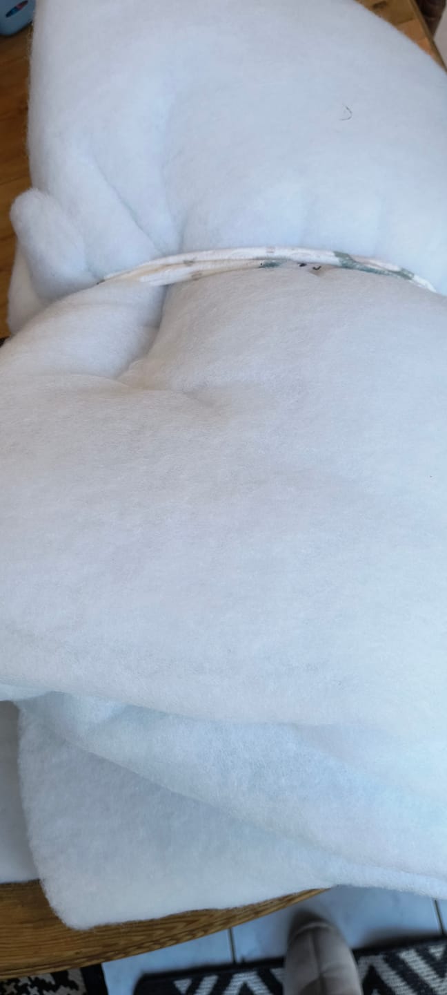 Customer photo review of 4oz Fire Retardant Wadding - 135cm wide