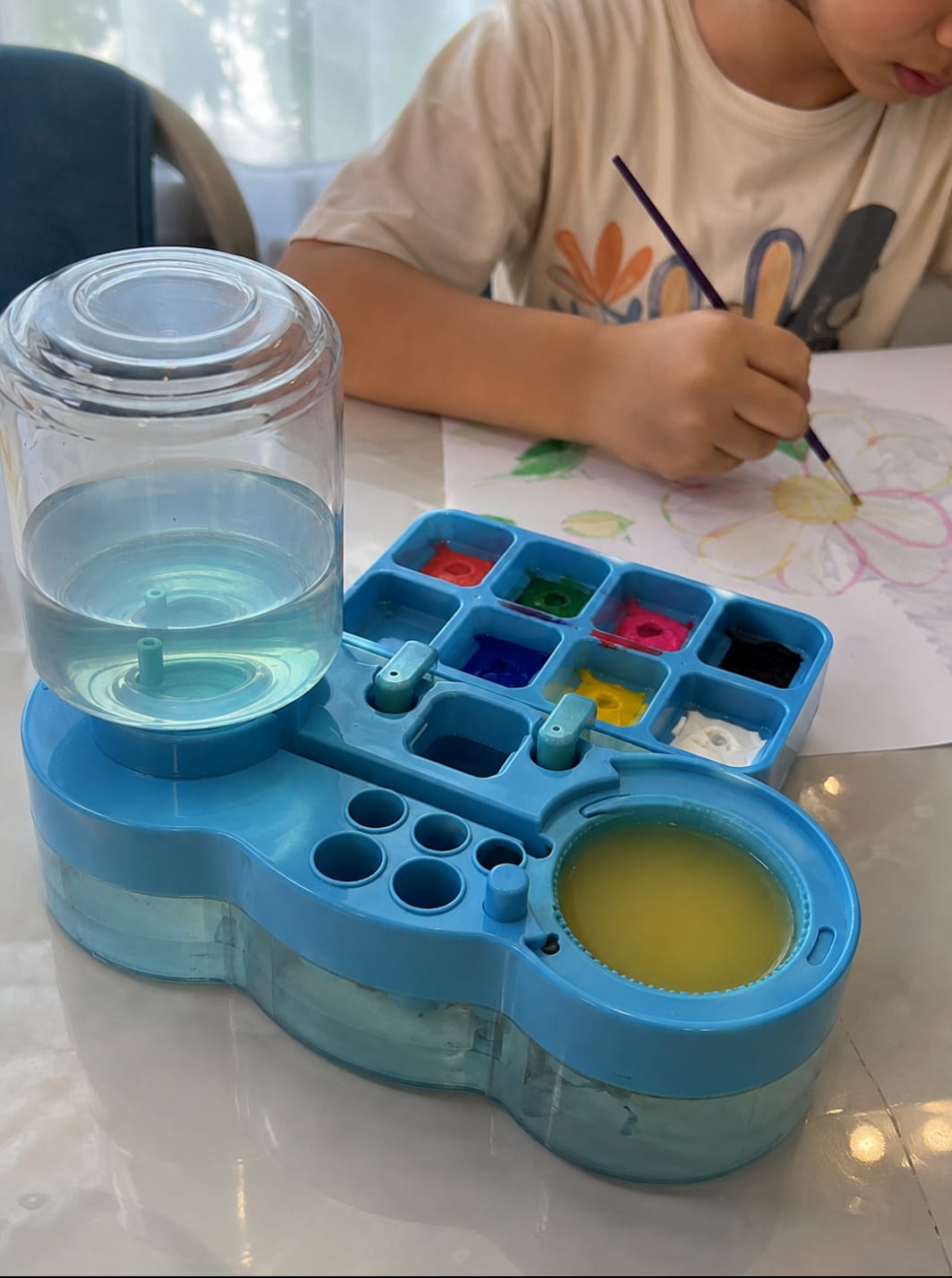 Customer photo review of Brush Cleaning Station