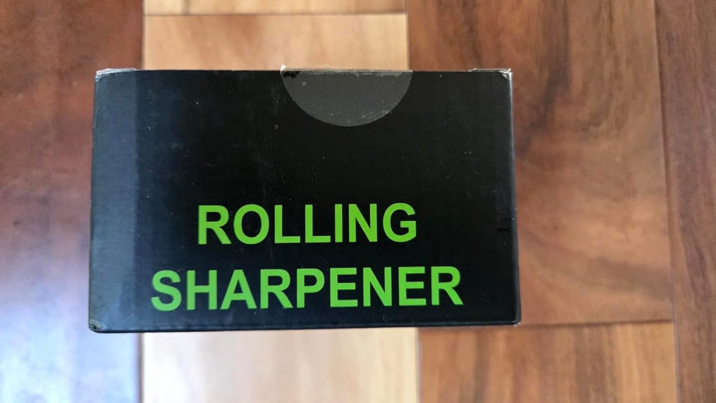 Customer photo review of Nonna's Rolling Knife Sharpener