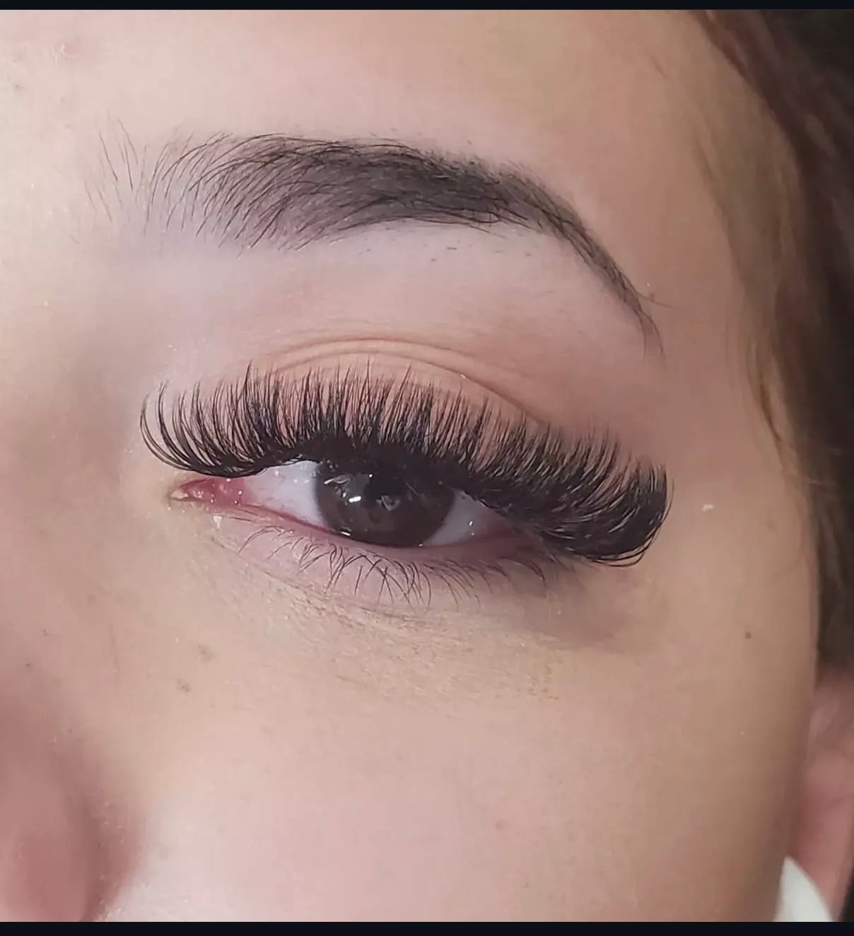 Customer photo review of Premium Eyelash Extensions 0.03mm