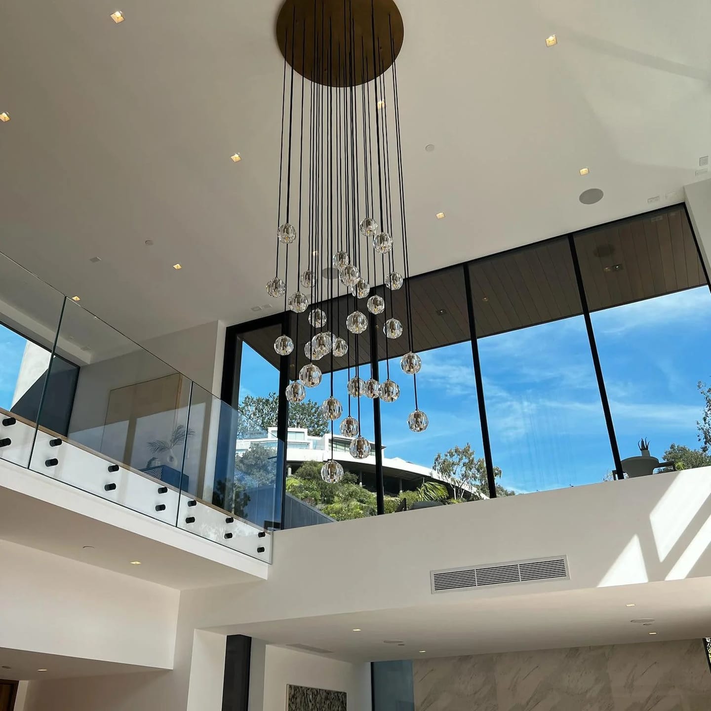 Customer photo review of Boula Da Cristal Glass Round Cluster Chandelier