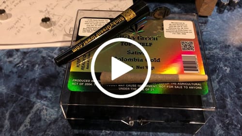 Customer video review of Colombia Gold Infused Top Shelf Pre Rolls (Sativa)