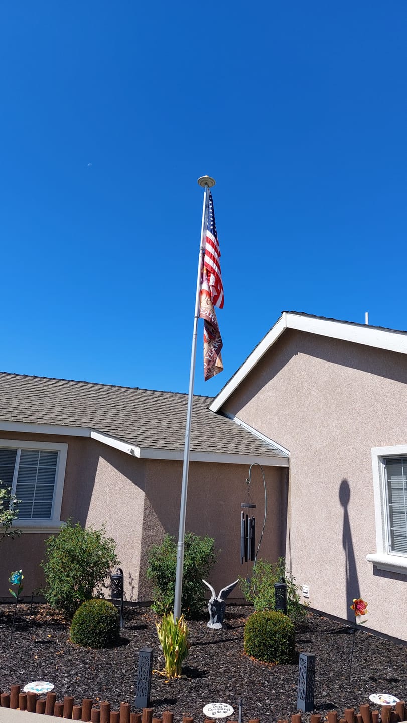 Customer photo review of 3' x 5' American Flag