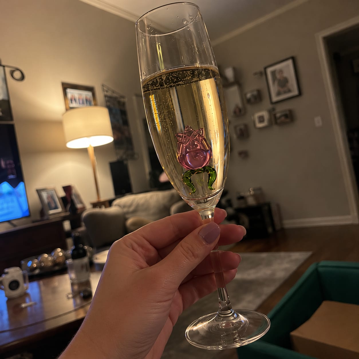 Customer photo review of Lumeroza-Sektglas