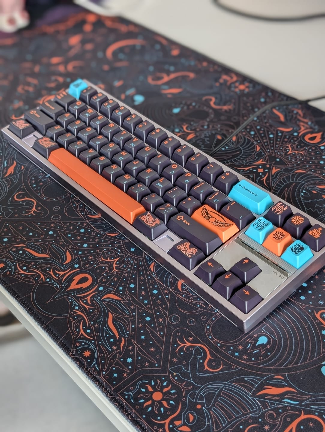 Customer photo review of MW Anushirvan ABS Double Shot Keycap Set - Instock