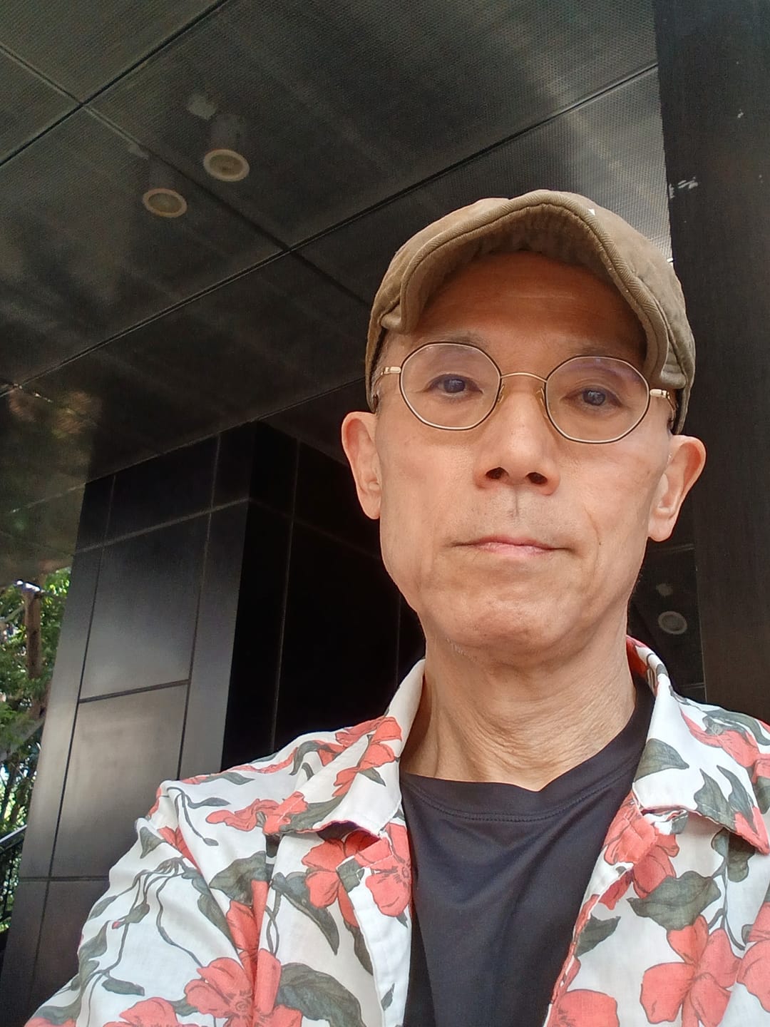Customer photo review of レッドアサガオ総柄　綿麻キューバシャツ