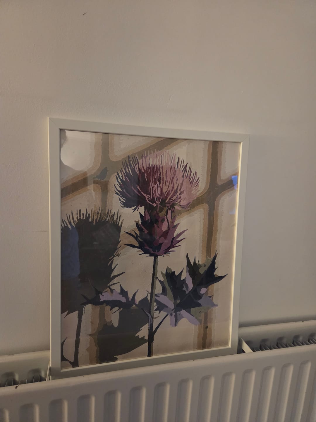 Customer photo review of Scottish Thistle | Paint by Number