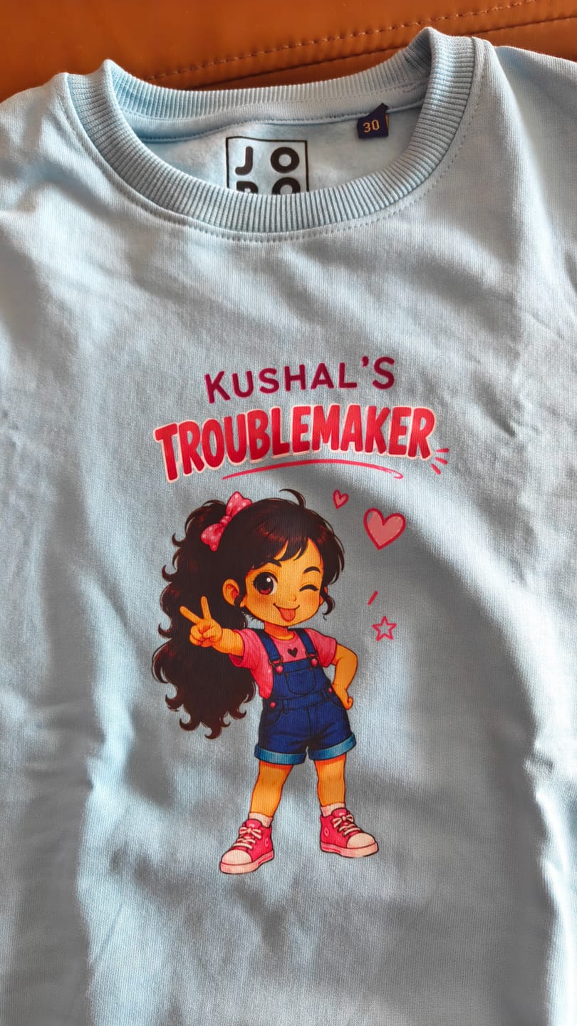 Customer photo review of Custom Brother Sister Raksha Bandhan Sweatshirt Gift