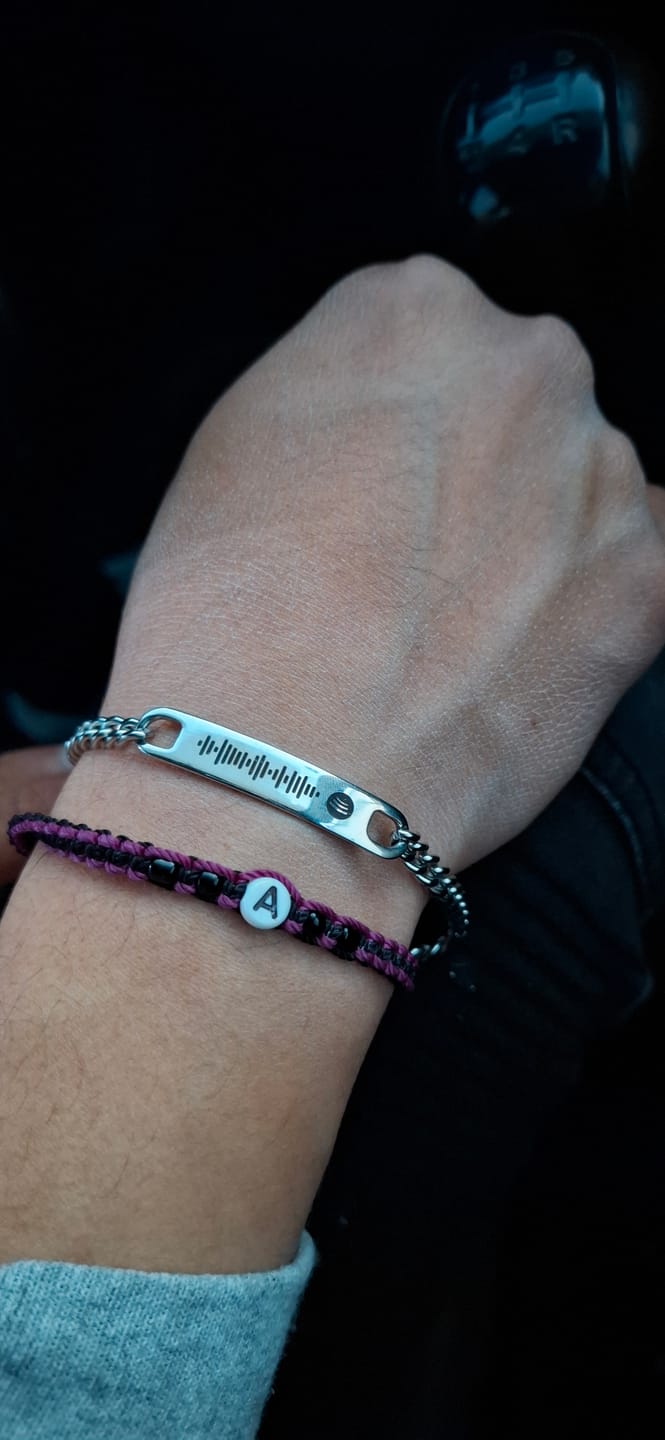 Customer photo review of Pulsera Eslabones Personalizada