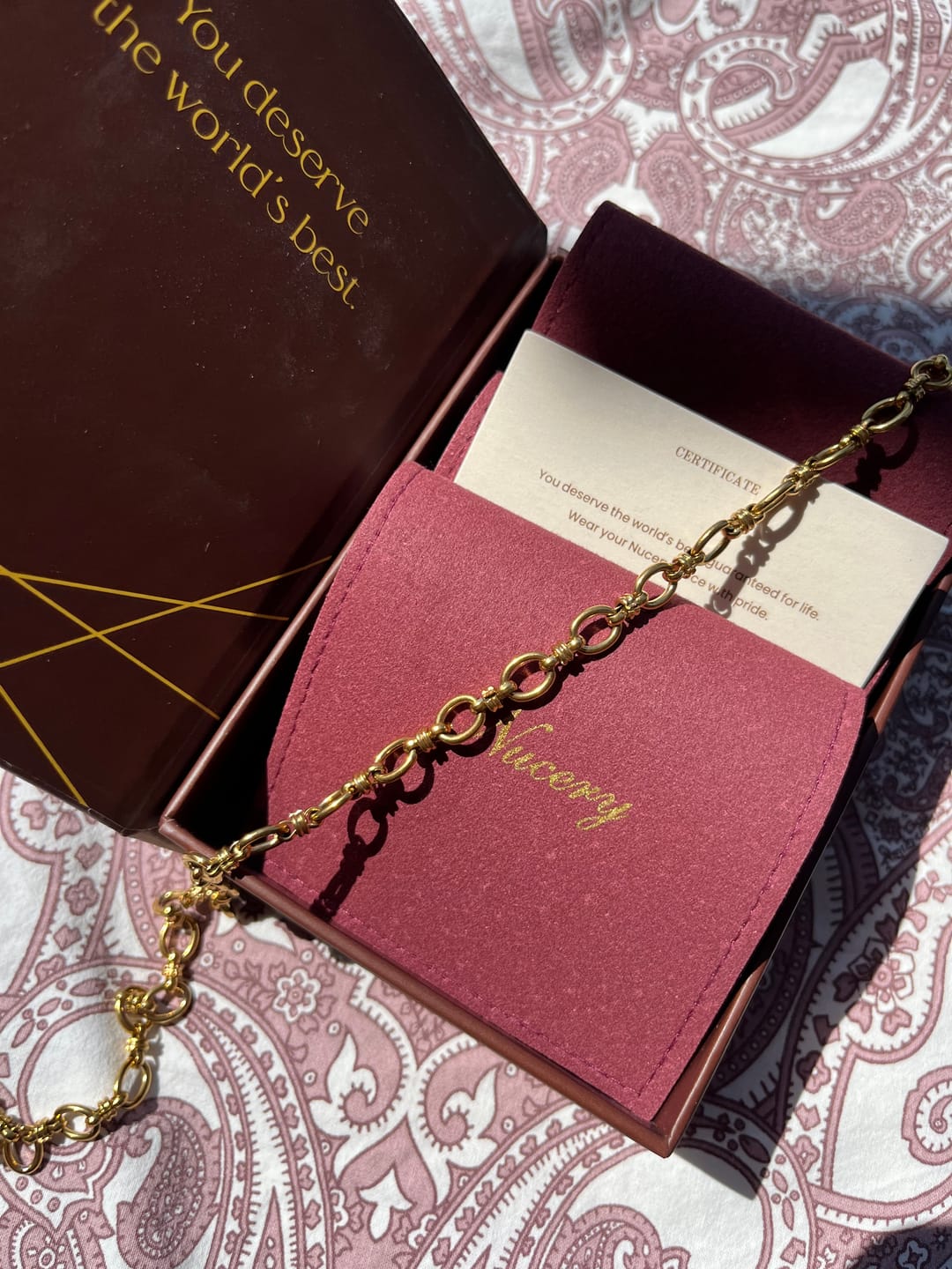 Customer photo review of Unity Chain