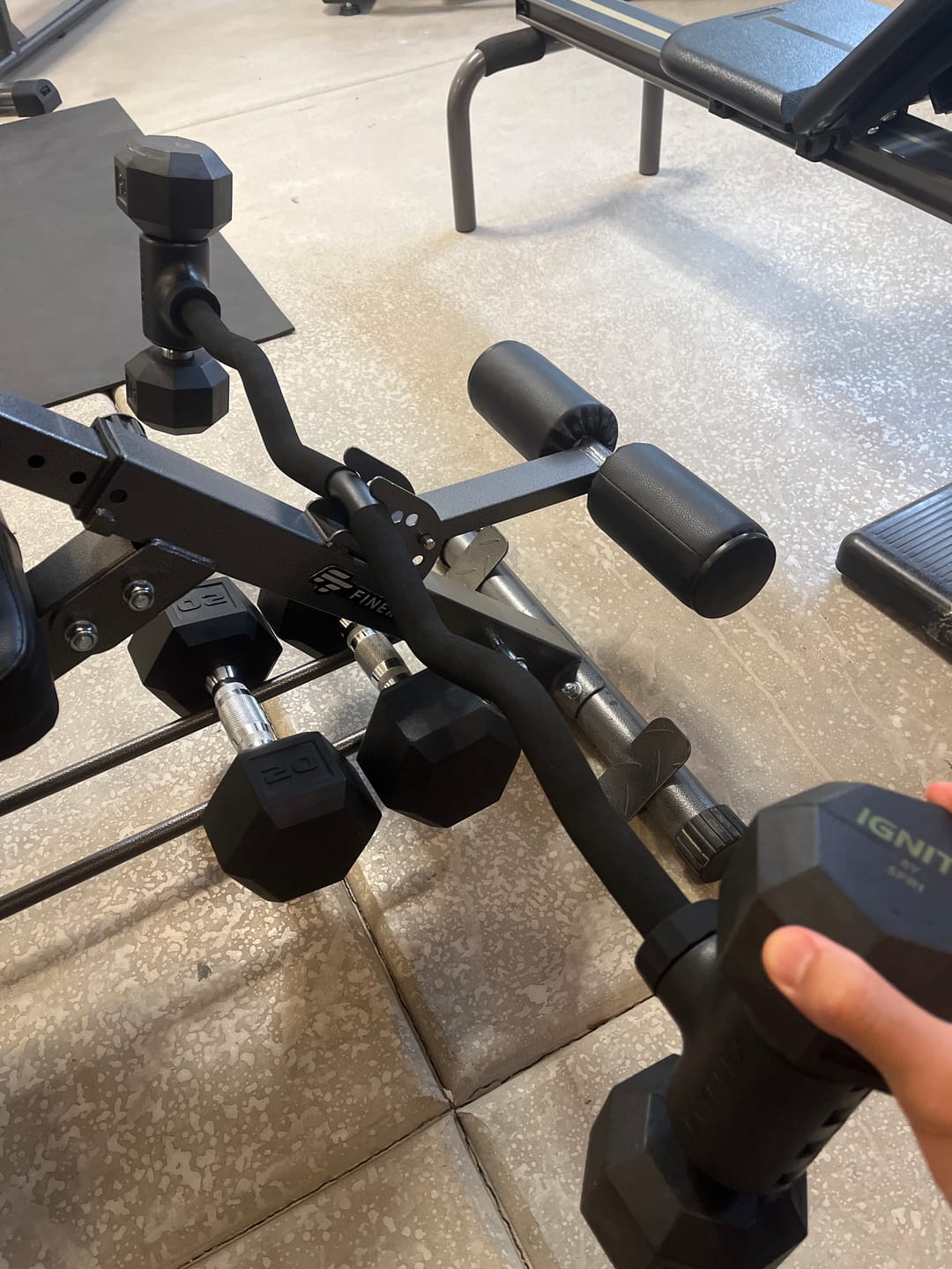 Customer photo review of Hyperbell EZ Curl Bar
