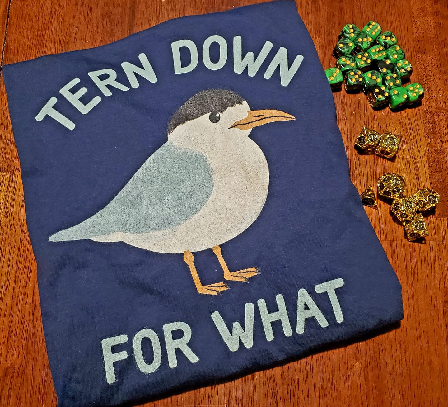 Customer photo review of Tern Down T-shirt